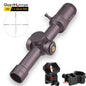 HD 1.2-6X24  Compact Riflescope SFP R&G Illumination 1/5 MIL Glass Etched Reticle.