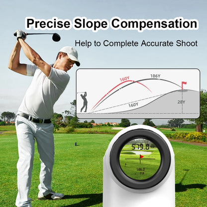 5-580yds Golf Rangefinder with Slope Laser