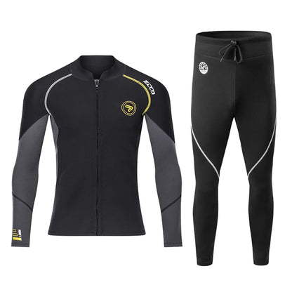 1.5mm 3mm Men Wetsuit Neoprene Scuba Diving Suit One-piece Zipper.