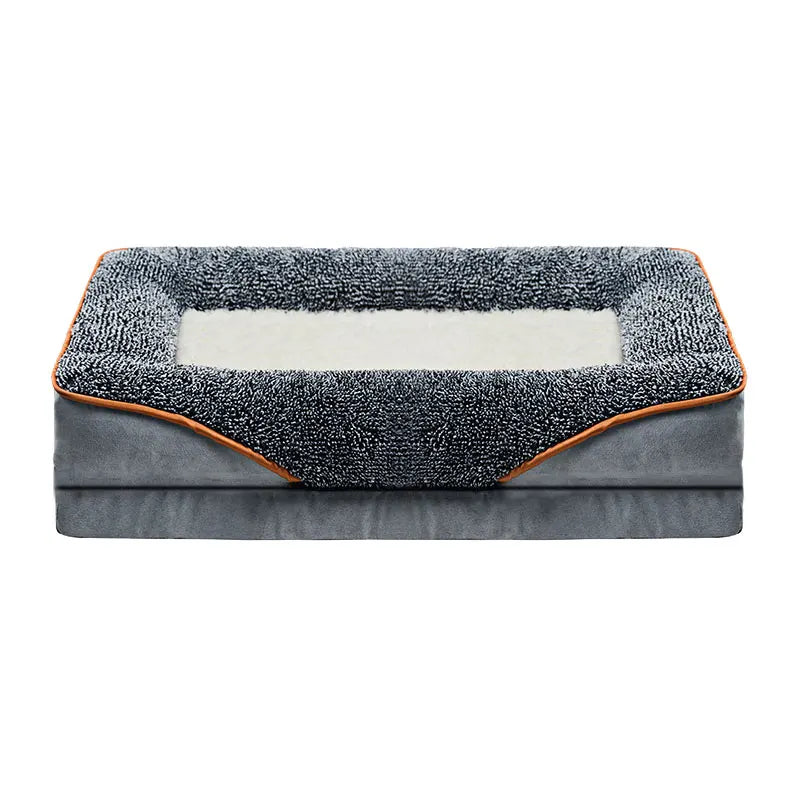 An oversized dog bed removable washable for all seasons, pet bed sofa.