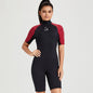 Wetsuit 3mm Neoprene Surf Suit Short Sleeve Swimwear.