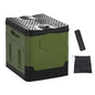 Portable Outdoor Folding Toilet Strong Bearing Capacity Reusable Trash Can.