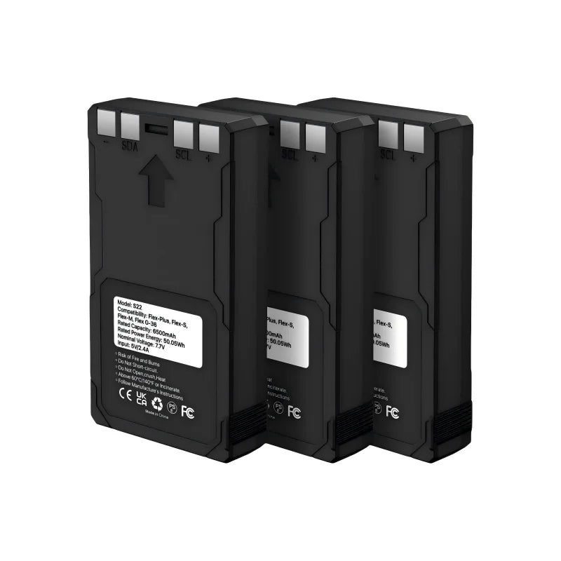 3 Pack Rechargeable Batteries for Trail Camera, Replacement Battery Pack for LIT-22 Hunting Trail Camera Compatible with SPYPOINT.