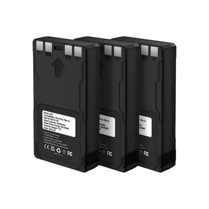 3 Pack Rechargeable Batteries for Trail Camera, Replacement Battery Pack for LIT-22 Hunting Trail Camera Compatible with SPYPOINT.