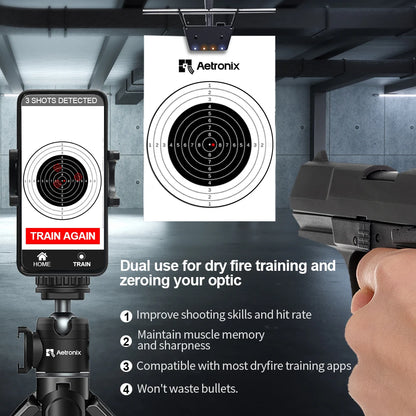 9mm laser training cartridge Red Dot Laser Training Bullet Dry Fire.
