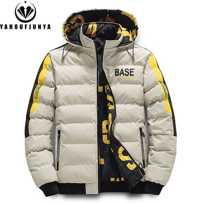 Winter Men Outdoor Windbreak Brand Removable Hooded Jacket.