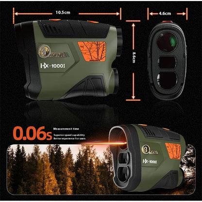 Hunting Rangefinder Up to 1000 Yards, Laser Range Finder with Bow Hunting Mode
