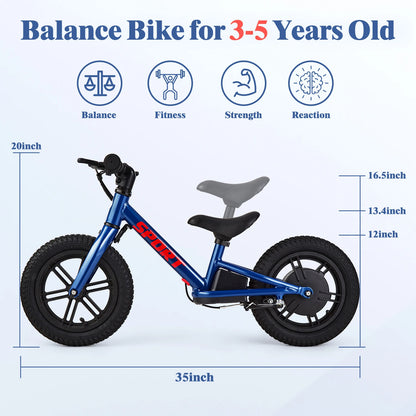 Electric Bike For Kids Ages 3-5 Years Old Kids 24V 100W.