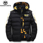 Winter Men Outdoor Windbreak Brand Removable Hooded Jacket.