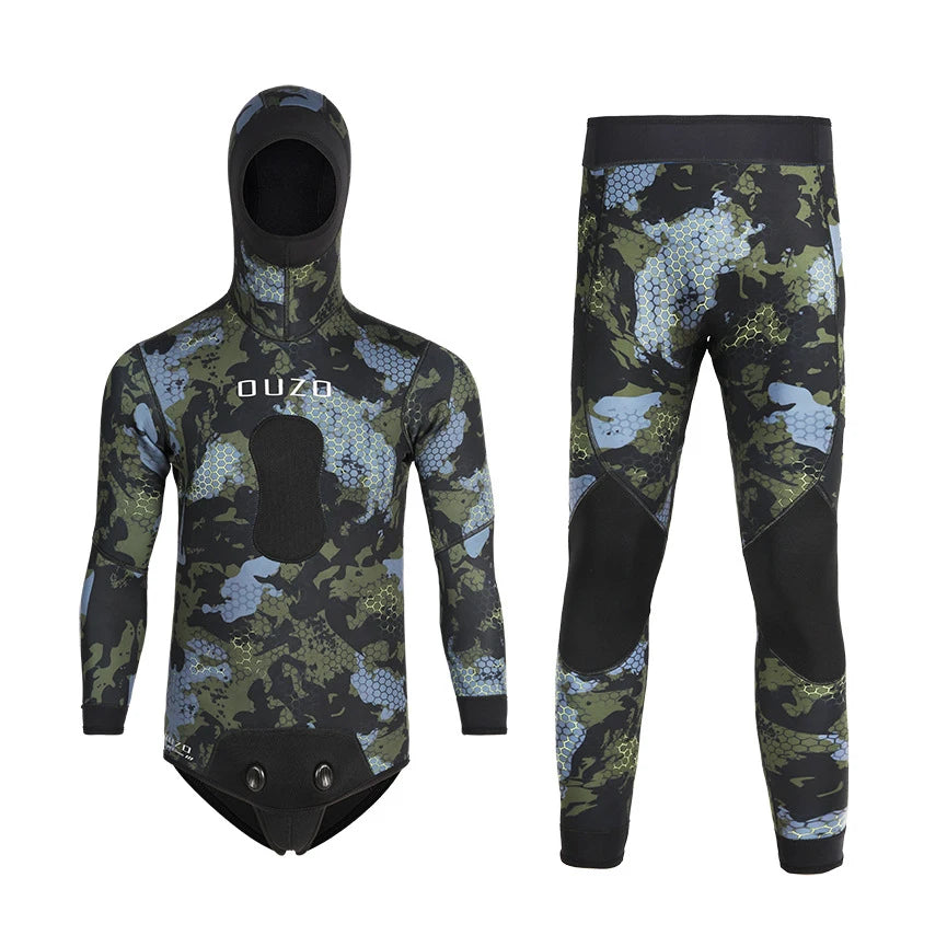 3mm Neoprene Wetsuits Camo Diving Suits.