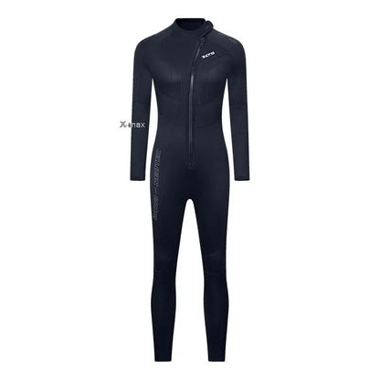 5mm Neoprene Wetsuit One-piece Women Men Long-sleeved.