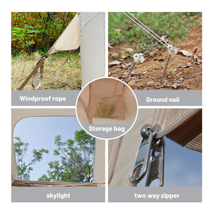 Inflatable Camping Tent Easy Setup Waterproof Windproof .