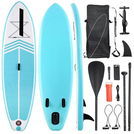 Inflatable Paddle Board with Paddleboard Accessories Triple Action Pump.