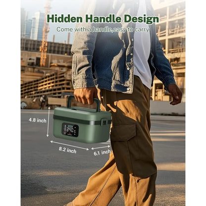 Best -Cordless Electric Lunch Box for Adults,16000mAh Rechargeable Self-Heating.