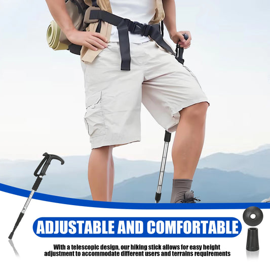 Hiking Stick Trekking Poles Mountaineering Telescopic Stick.
