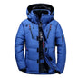 Men White Duck Down Parkas -20 Degree Winter Jacket Men's.
