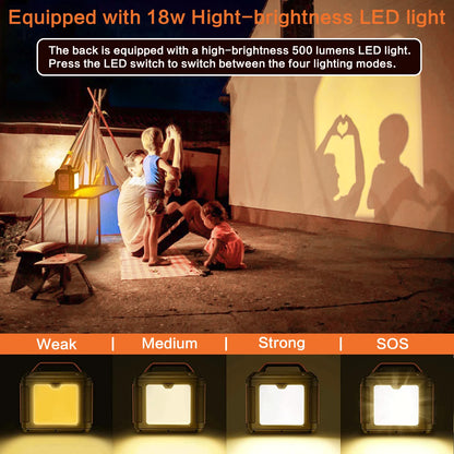 Portable Power Station, 300W 296Wh Solar Generator Quick Charge / 110V AC Outlets/DC.