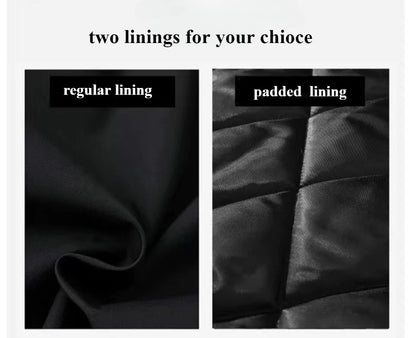 New Fake Two Pieces Long Hooded Long Trench Coat Men's.