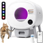 Extra Large Automatic Litter Box Self Cleaning for Multiple Cats, Odor-Free, App-Controlled.