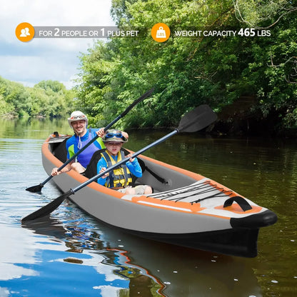 Kayak Foldable with Seats with 7.6 FT Aluminum Oars