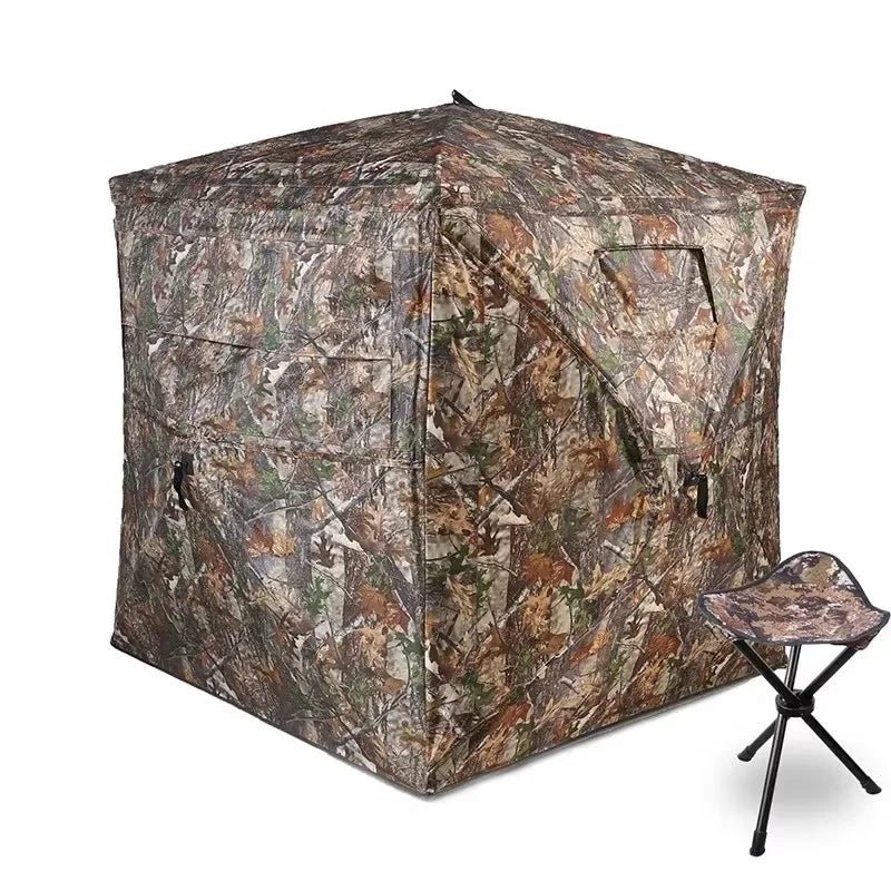 Outdoor 2-3 Person Automatic Camping Hunting Camouflage Tent .
