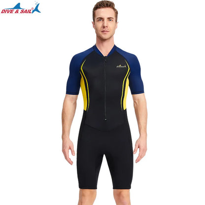 Short-sleeved Shorts 1.5mm  Shorty Wetsuit.