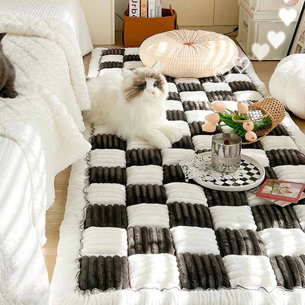 Dog Bed Mat Warm Pet Cat Scratchable Blanket Anti-slip Washable.