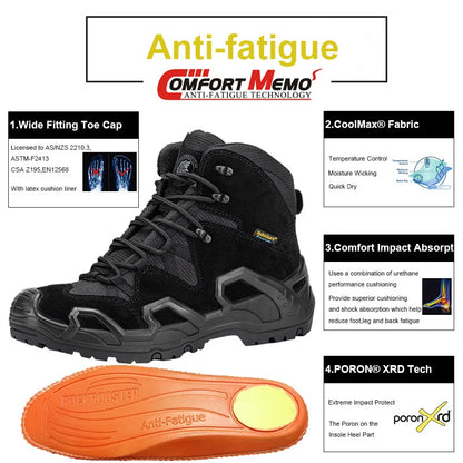 Hiking shoes Men waterproof hunting Boots .
