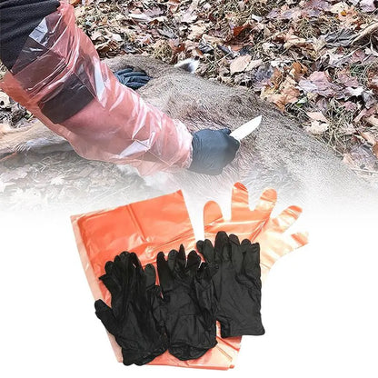 Disposable Outdoor Animal Cleaning Gloves set Multipurpose.
