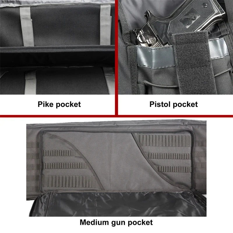 32 38 42 Inch Double Rifle Bag, Gun Case Rifle, Long Gun Bag .