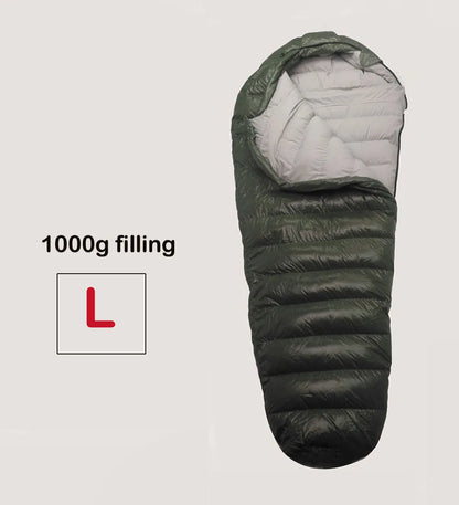 Cold Temperature Winter Sleeping Bag Down Sleeping.
