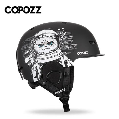 New Unisex Ski Helmet Half-covered Anti-impact Skiing Helmet For Adult and Kids.