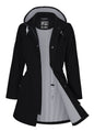 Waterproof Windbreaker Jacket Women's Softshell Fleece Lined Coat.