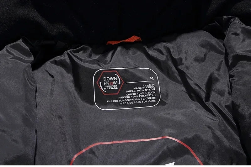 New Thermal Winter Skiing Down Jacket Ski Suit Men Snowboard pants Warm Snowmobile Clothing.