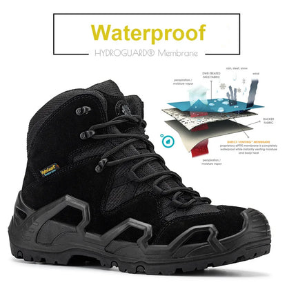 Hiking shoes Men waterproof hunting Boots .