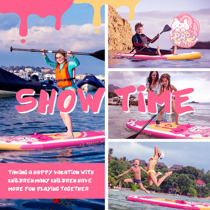 Kids Stand Up Paddle Board with Inflatable SUP Accessories.