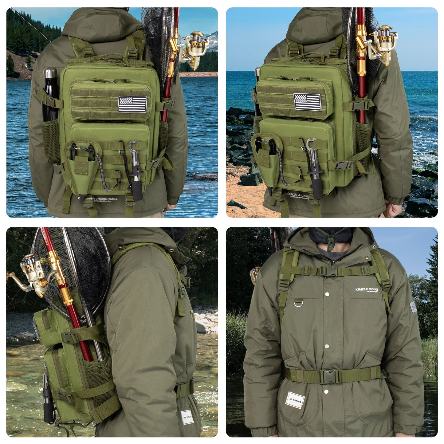 25L Fishing Hunting Backpack .