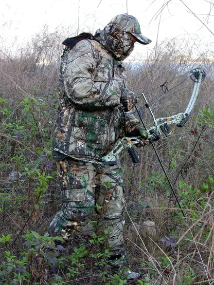 High Quality Man Winter  Camouflage Ghillie Suit Outdoor Cold Weather Suit.
