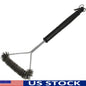 Heavy Duty BBQ Grill Brush 18 Inch Stainless Steel Long Handle.