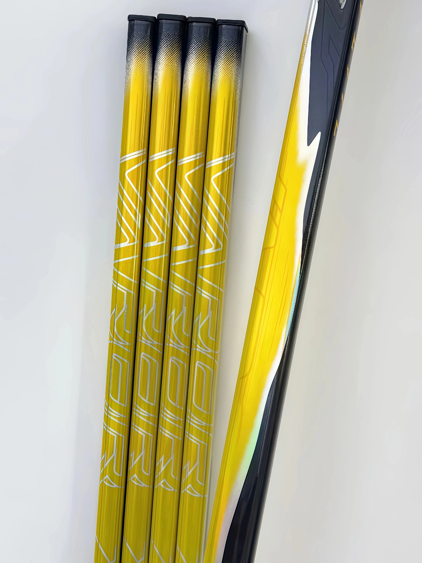[2-Pack] Fly 3[yellow] Ice Hockey Sticks【No warranty】Ultra-Light Carbon Fiber Ice Hockey Sticks P92 P28.