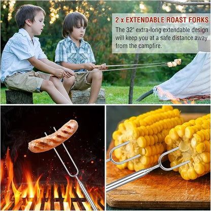 122PCS Men's, BBQ Set