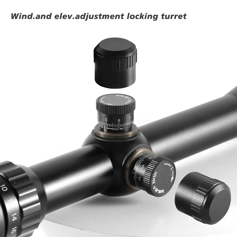 6-24x50 Hunting Deer Air Rifle Scope Wire Rangefinder Reticle.