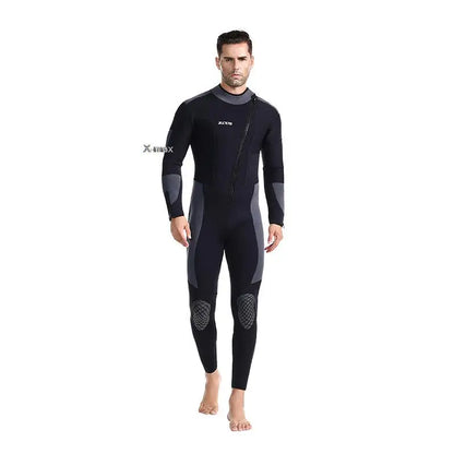 5mm Neoprene Wetsuit One-piece Women Men Long-sleeved.