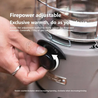 Outdoor Winter Heating Stove Gas Burner 2700W.