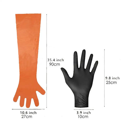 Disposable Outdoor Animal Cleaning Gloves set Multipurpose.