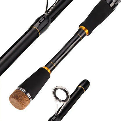 Travel Fishing Rods Lightweight Carbon Fiber Spin Rod .
