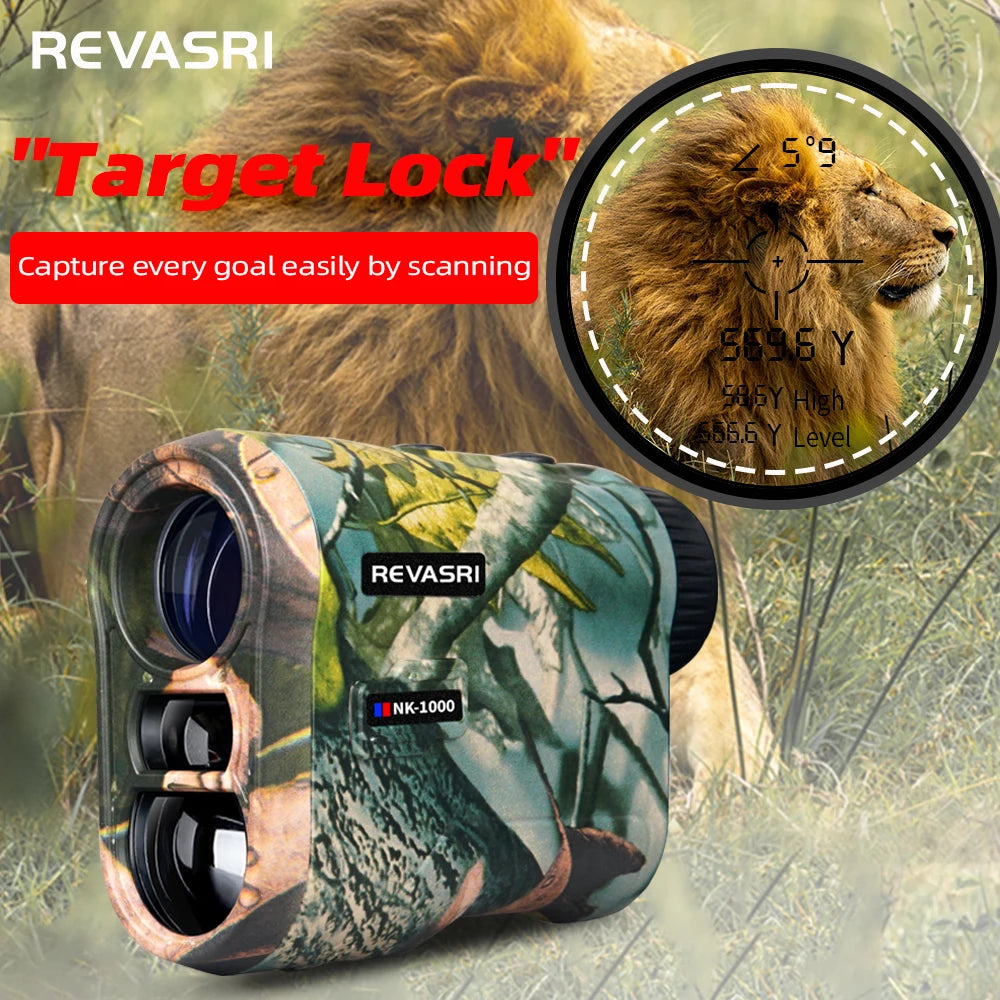 Laser Golf Range Finder with Slope Compensation Vibration for Hunting