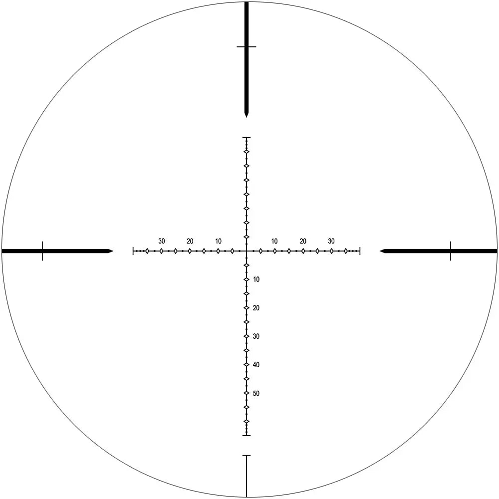 HD 1.2-6X24  Compact Riflescope SFP R&G Illumination 1/5 MIL Glass Etched Reticle.