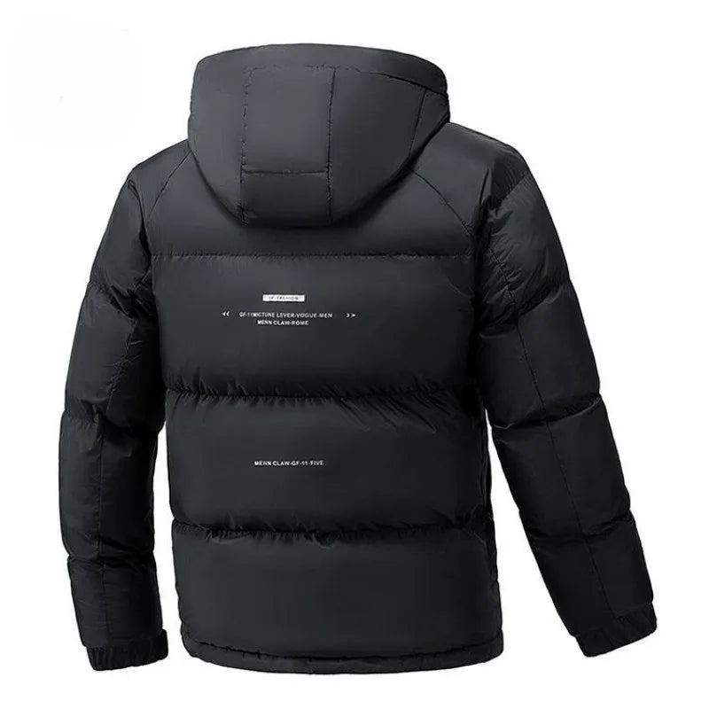 Men's Winter Windproof Casual Hooded Jacket .