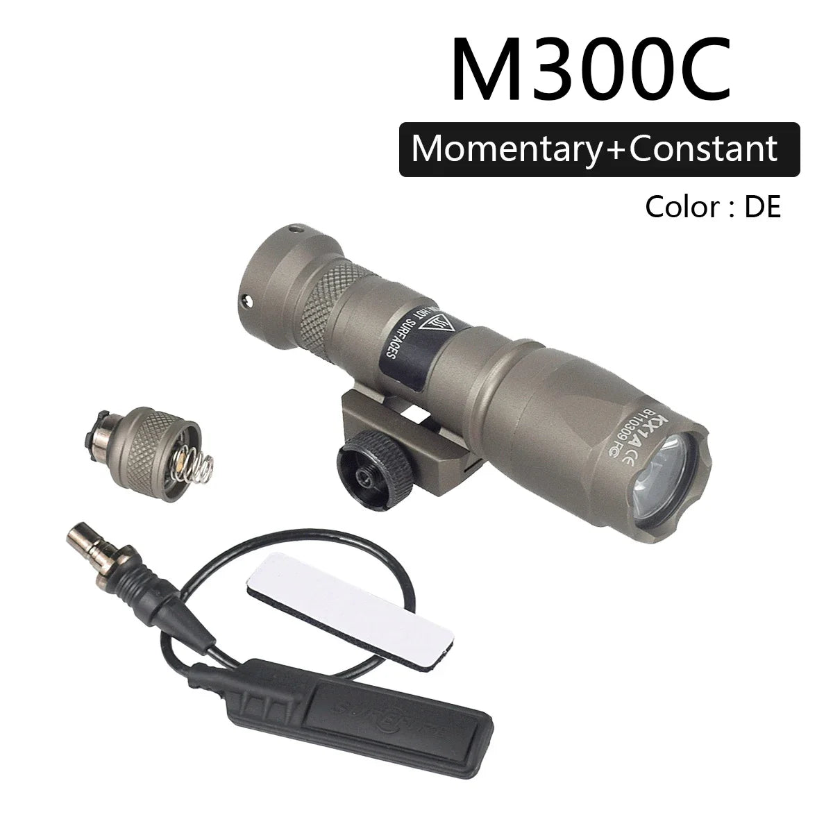 Surefire M300 M600 X300 Weapon Light Remote Pressure Switch LED Flashlight.
